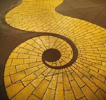 Follow the yellow brick road… – Mostly Happy